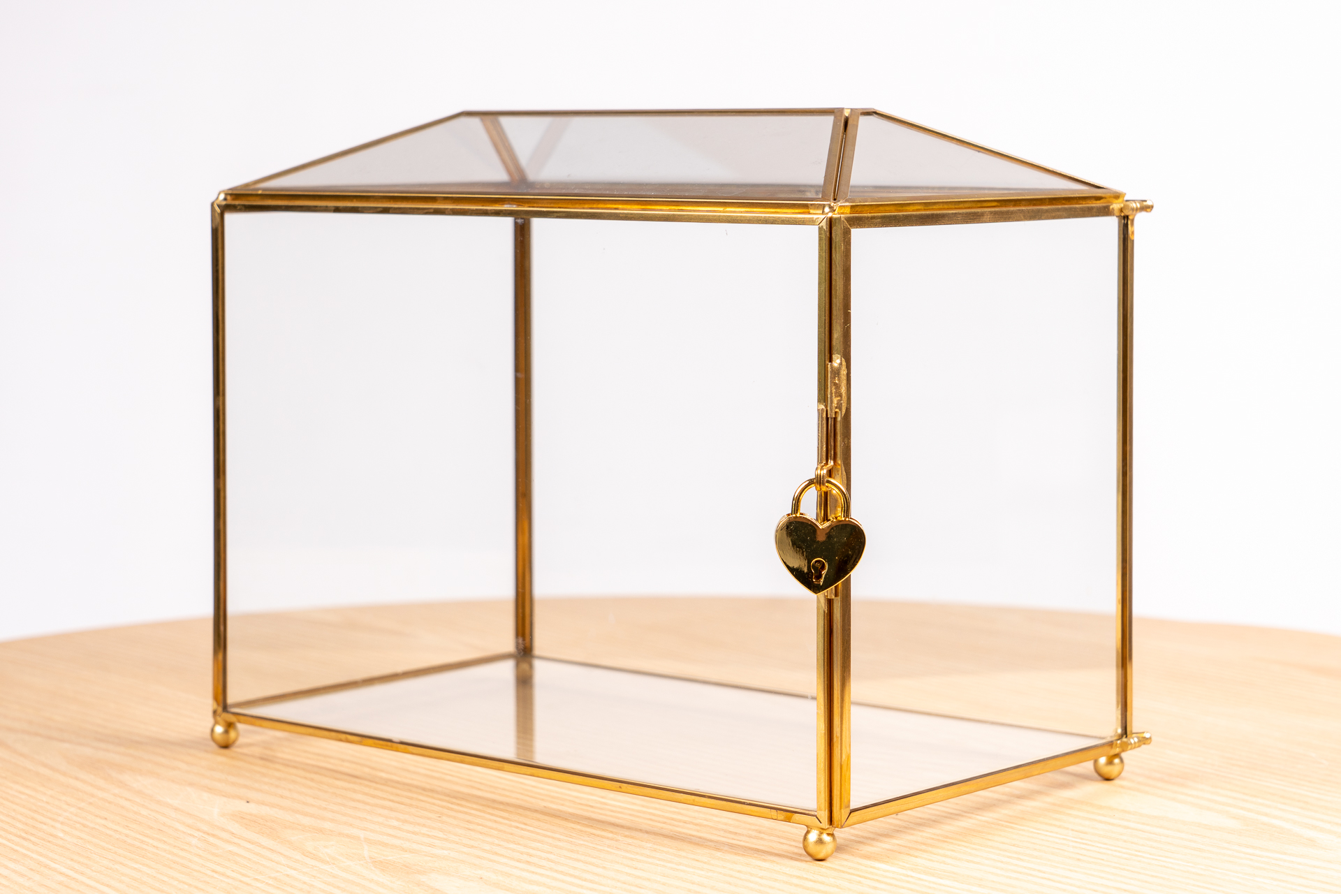 Urne en laiton et verre – Image 3