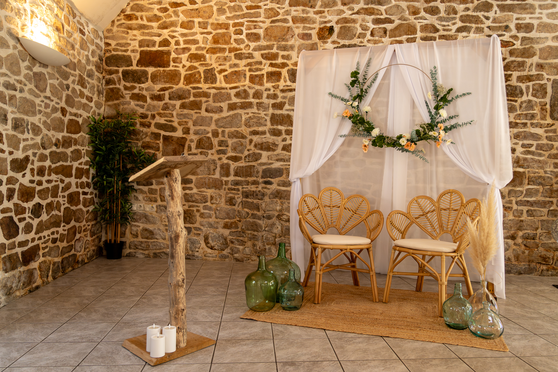 Arche rectangulaire en bois